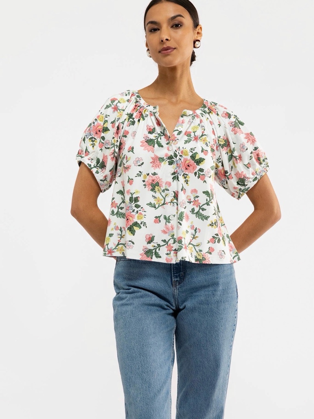 Smith & Quinn Imogen Top - Chantilly Garden